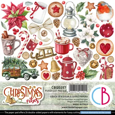 CIAO BELLA - CHRISTMAS VIBES PAD 6X6 24/PKG