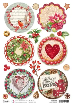 CIAO BELLA - RICE PAPER A4 WINTER MOMENTS