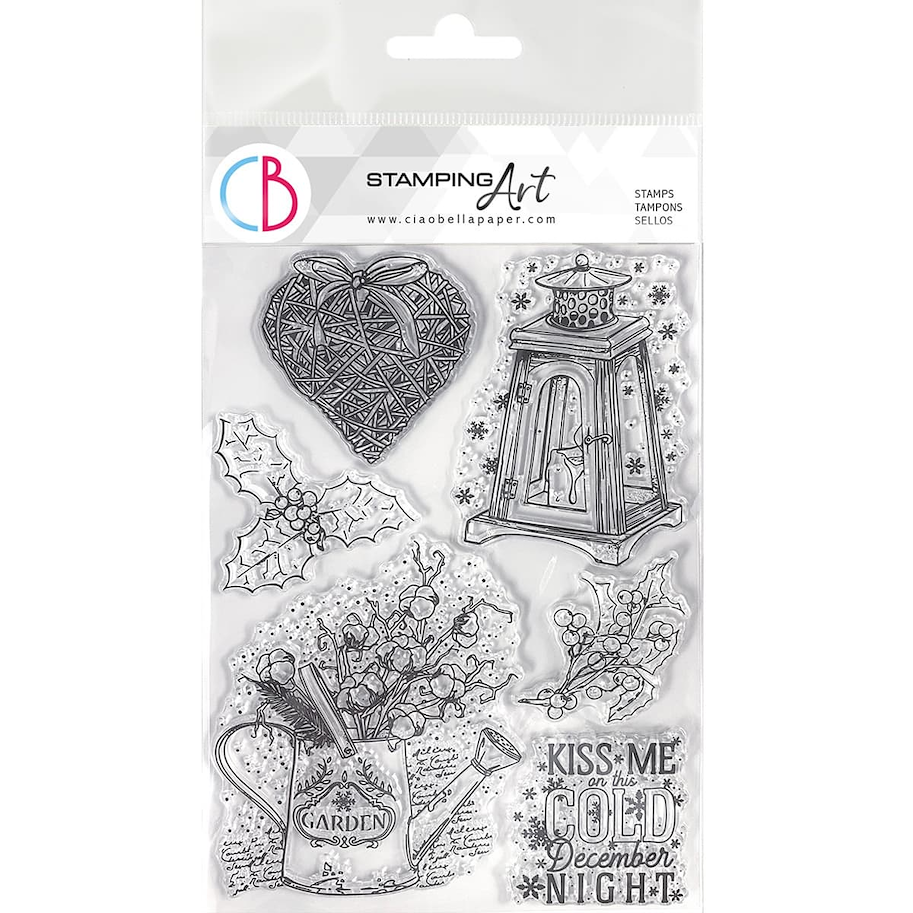 CIAO BELLA - CLEAR STAMP SET 6"X8" DECEMBER NIGHT 