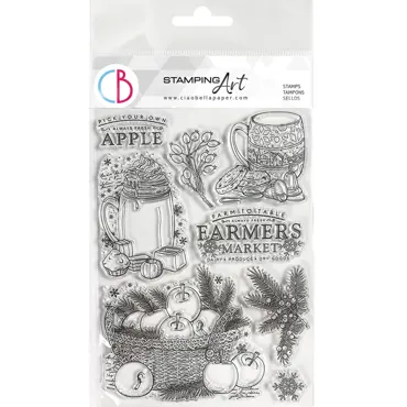 CIAO BELLA - CLEAR STAMP SET 6"X8" PICK YOUR OWN APPLE
