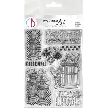 CIAO BELLA - CLEAR STAMP SET 6"X8" MAKE YOUR MOVE