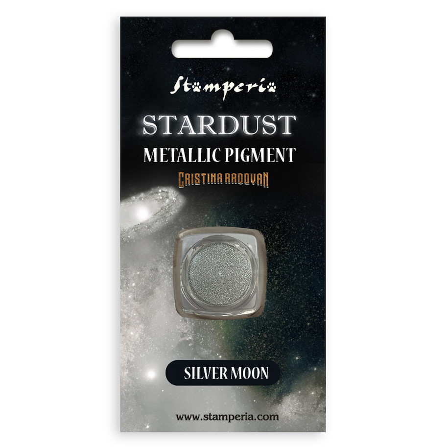 Stamperia Stardust Metallic Pigment Silver Moon 0,5g 
