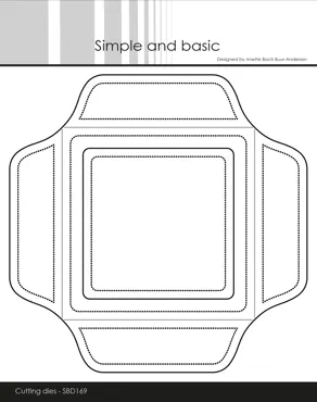 Simple and Basic Envelope 10x10cm Cutting Dies