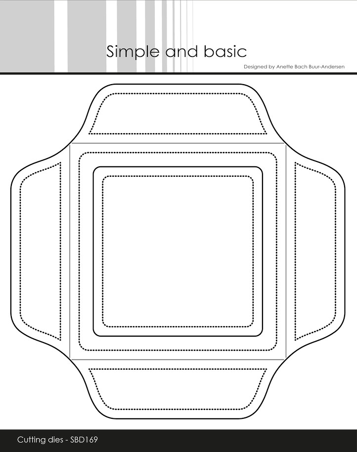 Simple and Basic Envelope 10x10cm Cutting Dies