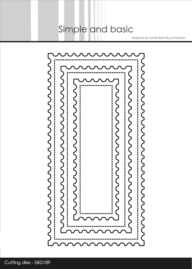 Simple and Basic Stamp Mini Slimcard Cutting Dies