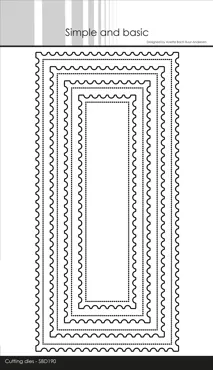 Simple and Basic Stamp Slimcard Cutting Dies
