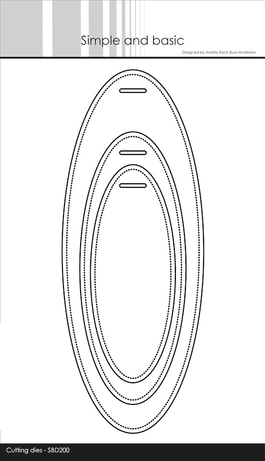 Simple and Basic Oblong Tags Cutting Dies