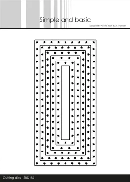 Simple and Basic Star Framed Mini Slim Cutting Dies