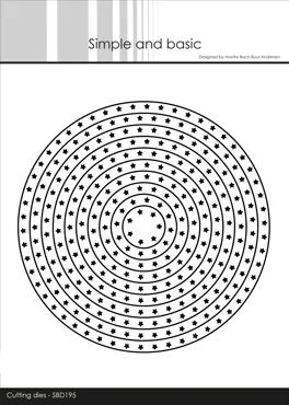 Simple and Basic Star Framed Circles Cutting Dies