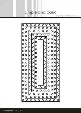 Simple and Basic Heart Framed Mini Slim Cutting Dies