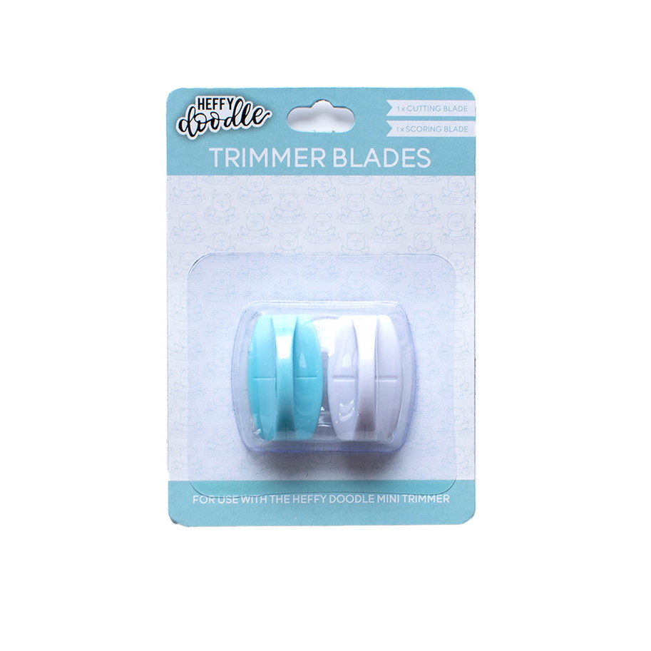 Heffy Doodles Mini Paper Trimmer Cutting & Scoring Blades Replacement