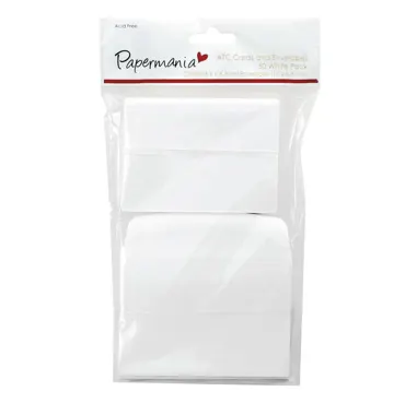 Papermania Cards/Envelopes (50pk) - White
