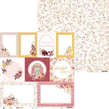 P13 - PAPER HELLO AUTUMN 05, 12X12"