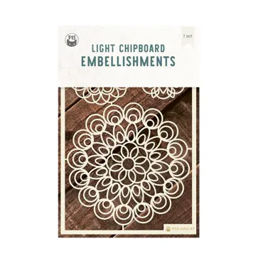 P13 - LIGHT CHIPBOARD EMBELLISHMENTS HELLO AUTUMN 04, 4X6", 3PCS