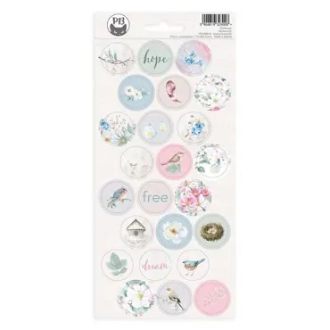 P13 - STICKER SHEET BIRDHOUSE 03, 10,5 X 23CM