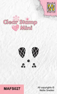 Nellie Snellen Pinecones & Berries Clear Stamps Mini
