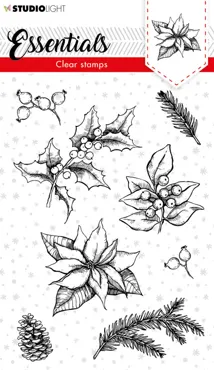 Studio Light Christmas Twigs Clear Stamps