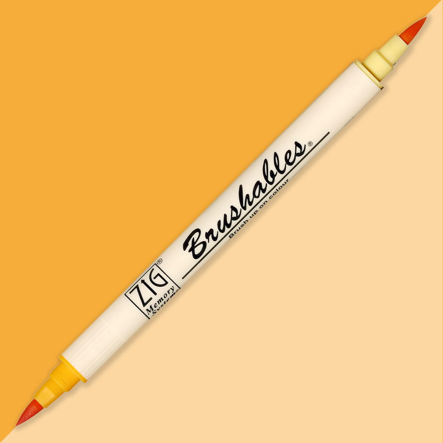 Kuretake Brushables - Apricot 