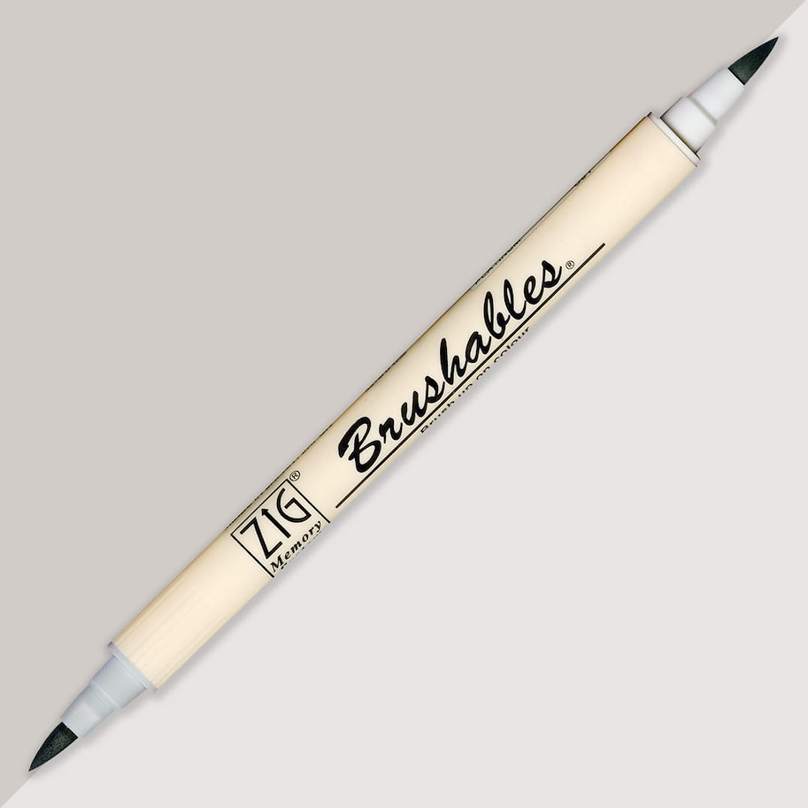 Kuretake Brushables - Platinum