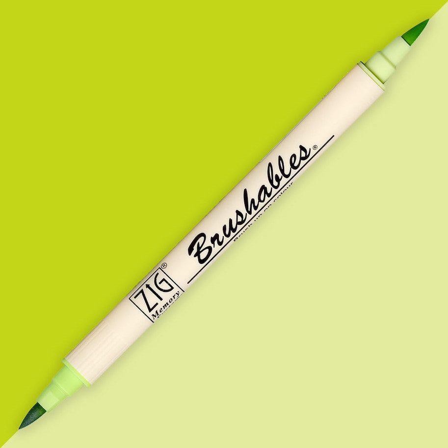 Kuretake Brushables - Kiwi 