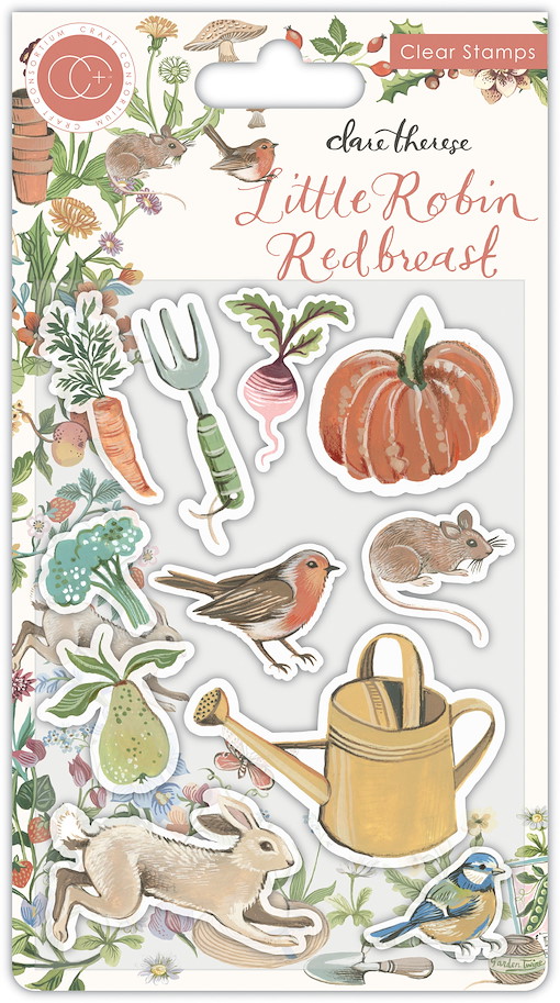 Craft Consortium Little Robin Redbreast Clear Stamps