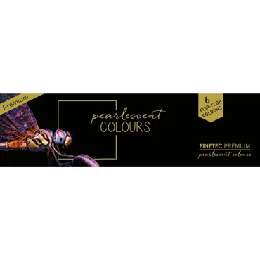 FINETEC Premium Aquarellfarbset Flip-Flop | 6 Farben