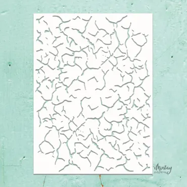 MINTAY KREATIVA - 6 X 8 STENCIL - CRACKLE