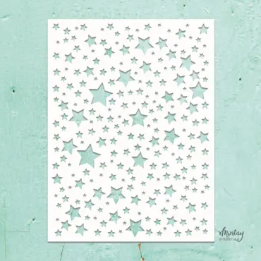 MINTAY KREATIVA - 6 X 8 STENCIL - STARS