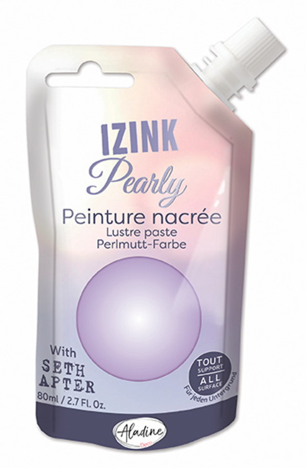 Aladine Izink Pearly Smokey Lilac Lustre Paste 80ml 
