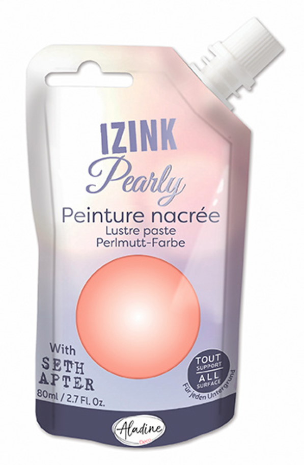 Aladine Izink Pearly Pale Peach Lustre Paste 80ml