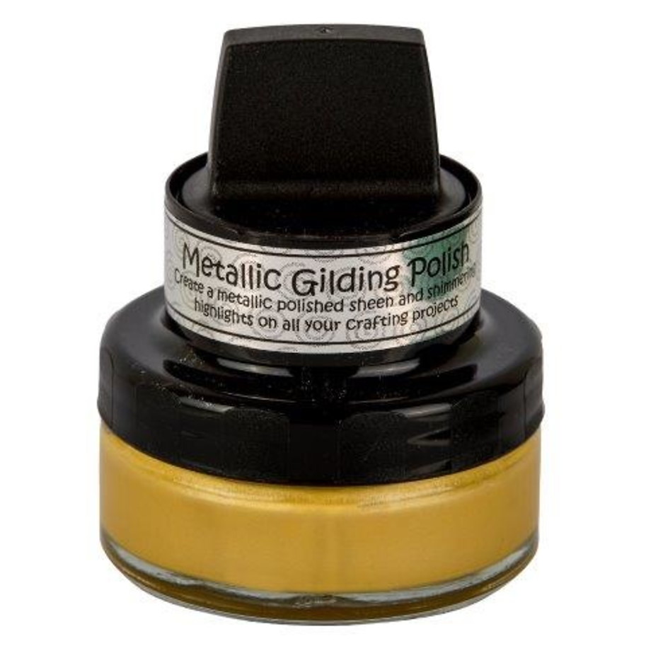 Cosmic Shimmer Metallic Gilding Polish Hay Bale 50ml