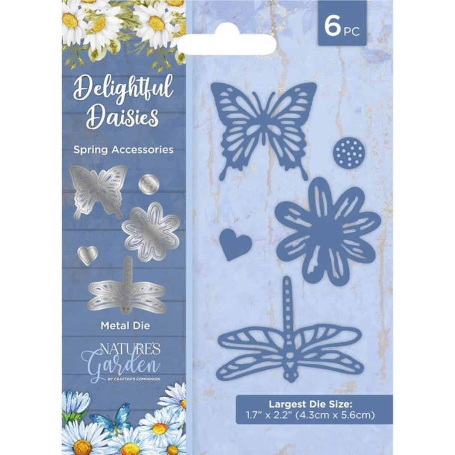 Crafter's Companion Delightful Daisies Metal Die Spring Accessories  