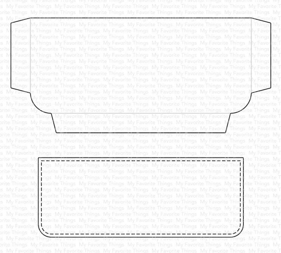 My Favorite Things Gift Card Pocket Die-namics 