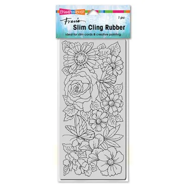 Stampendous Floral Wings Slim Cling Rubber Stamps