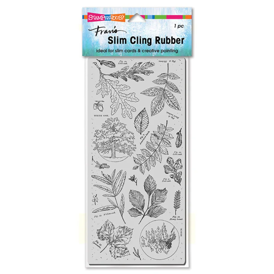 Stampendous Leafy Trees Slim Cling Rubber Stamps