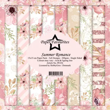 Paper Favourites Summer Romance 12x12 Inch Paper Pack
