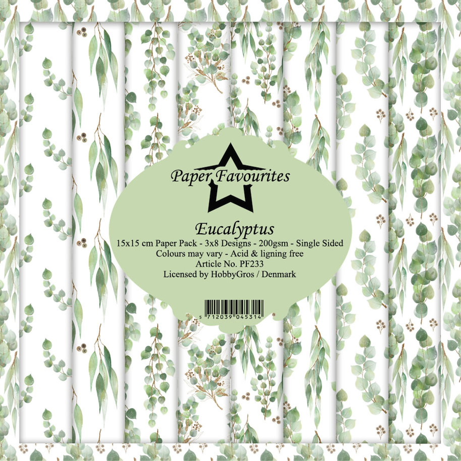 Paper Favourites Eucalyptus 12x12 Inch Paper Pack 