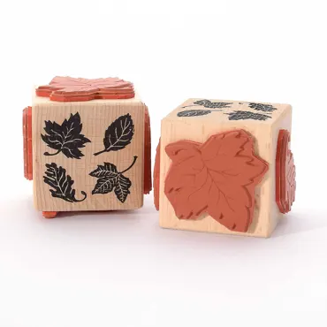 Heindesign Motivstempel Vier fallende Blätter