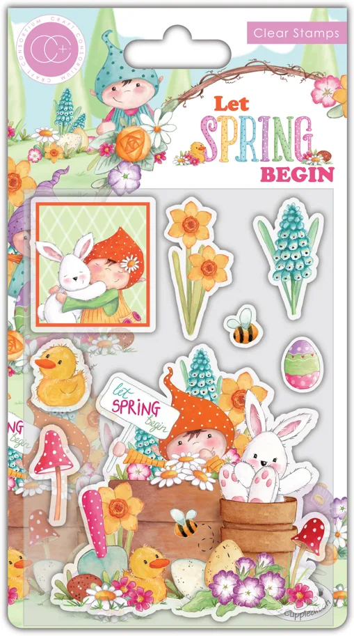 Craft Consortium Let Spring Begin Clear Stamps Let Spring Begin 