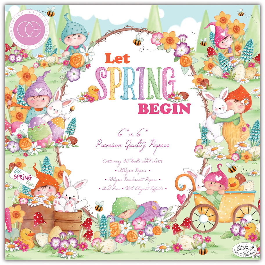 Craft Consortium Let Spring Begin 12x12 Inch Paper Pad