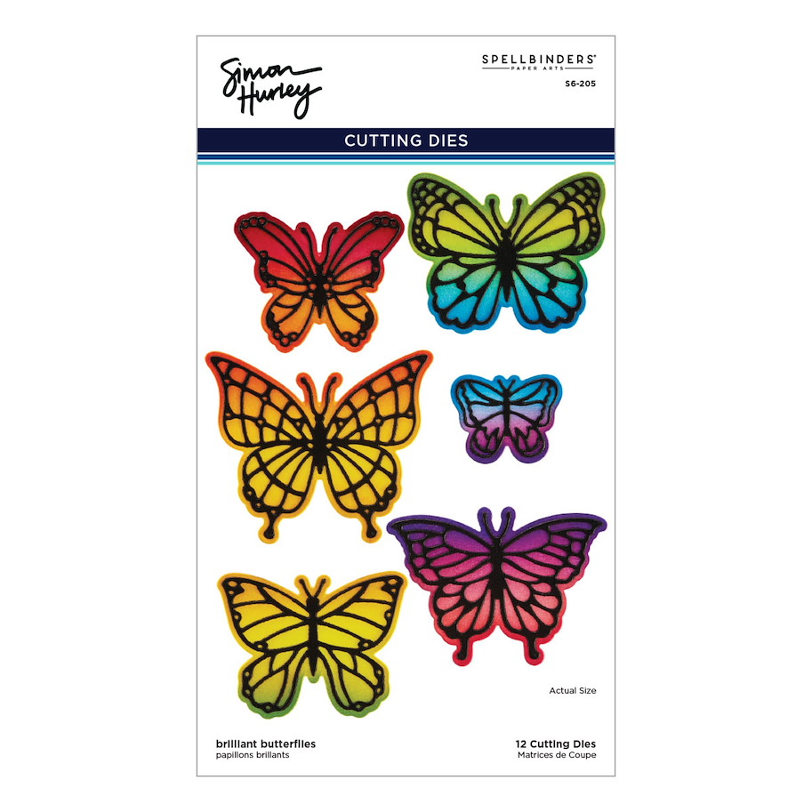 Spellbinders Brilliant Butterflies Etched Dies