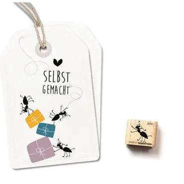 Cats on appletrees Ministempel Ameise Jette