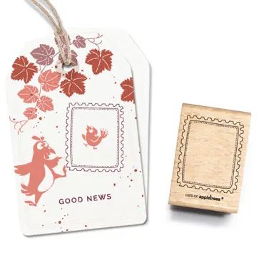 Cats on appletrees Stempel Briefmarkenrahmen