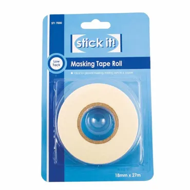 Stick It 27m Masking Tape Roll (18mm)