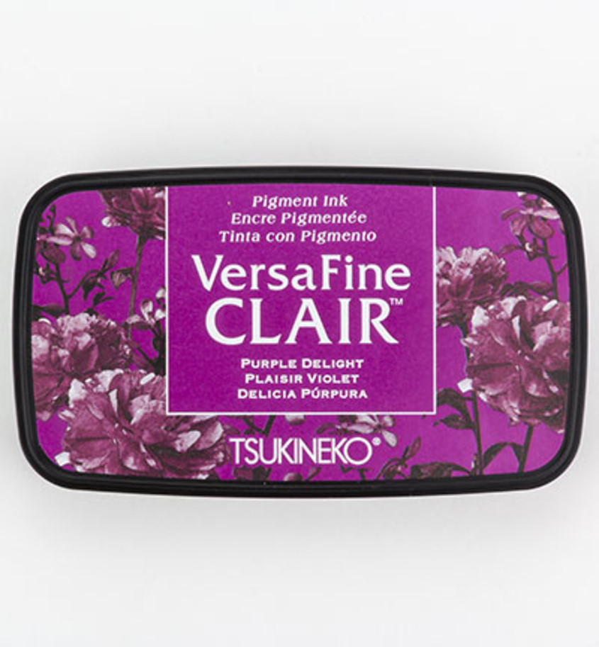 Versafine Clair ink pad-Vivid Purple Delight