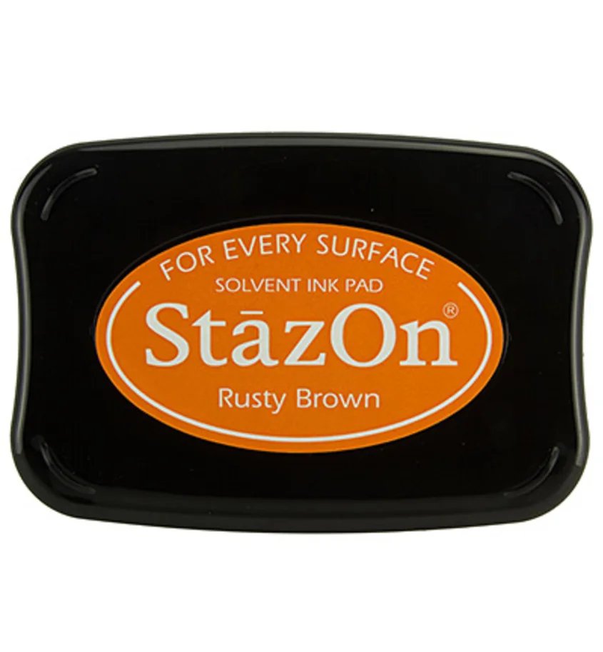 StazOn Solvent Ink pad Rusty Brown
