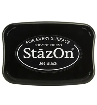 StazOn Solvent Ink pad Jet Black