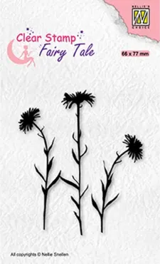 Nellie Snellen Fairy Tale Clear Stamps Flowers