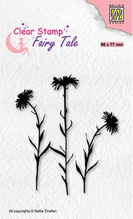 Nellie Snellen Fairy Tale Clear Stamps Flowers