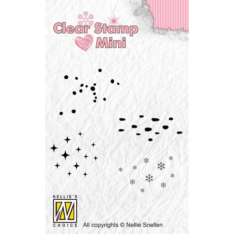 Nellie Snellen Mini Clear Stamps Various
